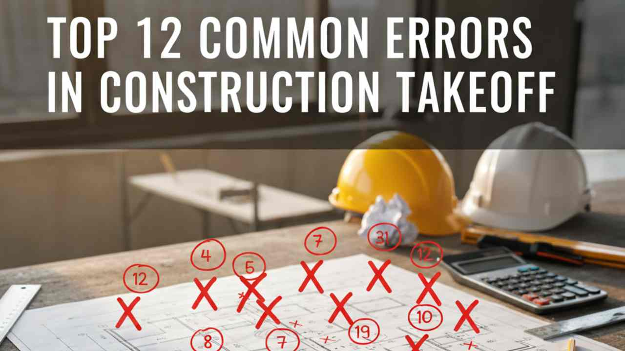 Top 12 Construction TakeOff Errors and Solutions | CESOL