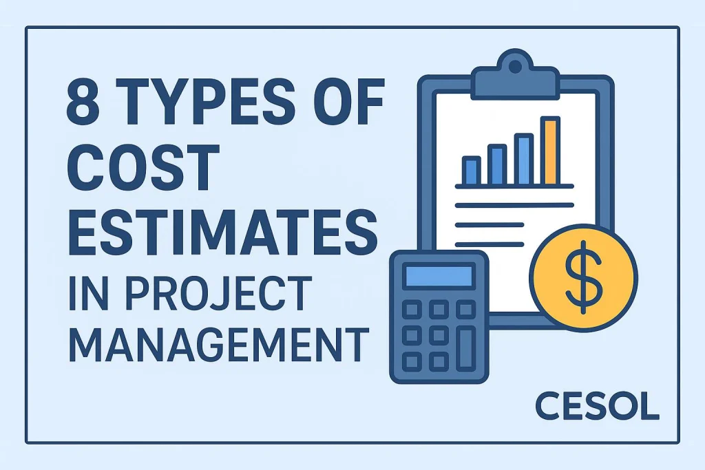 8 Types of cost estimates chart