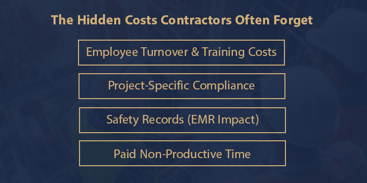 Hidden costs contractors often forget