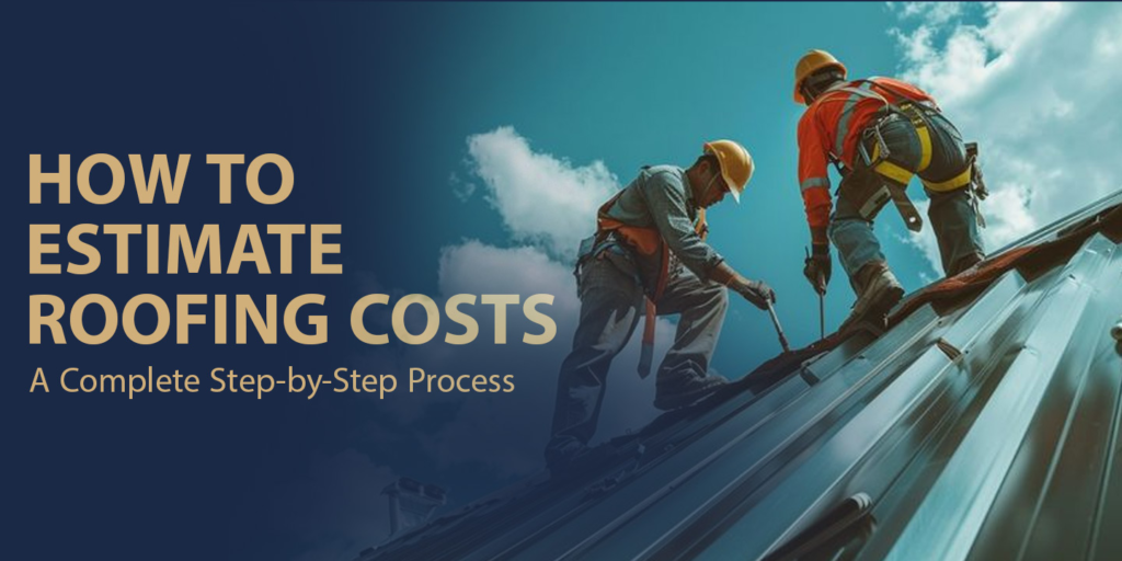 Roofing cost estimation step process